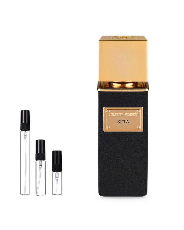 Gritti Seta sample – decant in glazen sprayflesje (2, 5 of 10 ml)