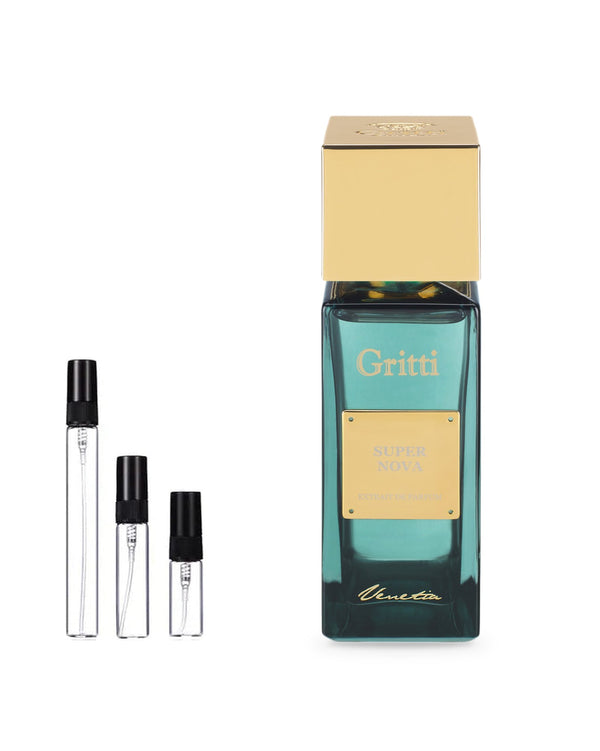 Gritti Super Nova sample – decant in glazen sprayflesje (2, 5 of 10 ml)