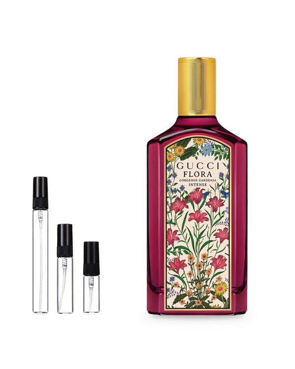 Gucci Flora Gorgeous Gardenia Intense sample – decant in glazen sprayflesje (2, 5 of 10 ml)