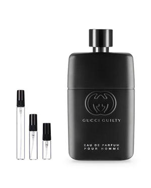 Gucci Guilty Pour Homme sample – decant in glazen sprayflesje (2, 5 of 10 ml)