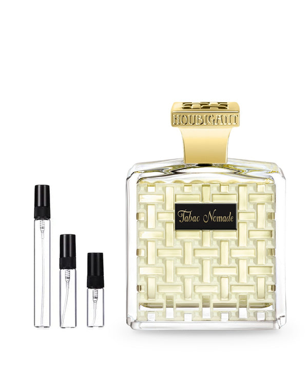 Houbigant Tabac Nomade sample – decant in glazen sprayflesje (2, 5 of 10 ml)