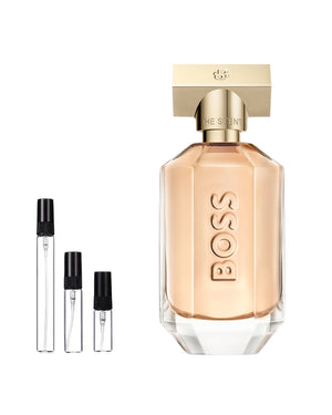 Hugo Boss The Scent for Her sample – decant in glazen sprayflesje (2, 5 of 10 ml)