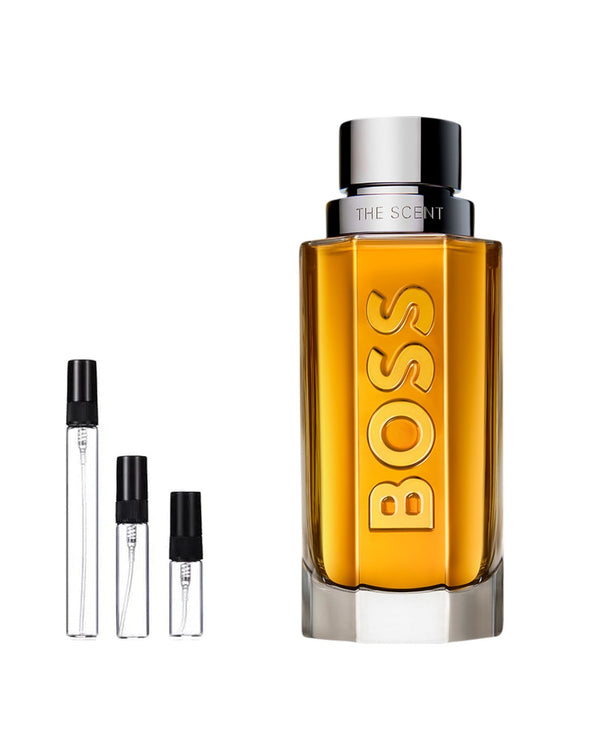 Hugo Boss The Scent for Him sample – decant in glazen sprayflesje (2, 5 of 10 ml)
