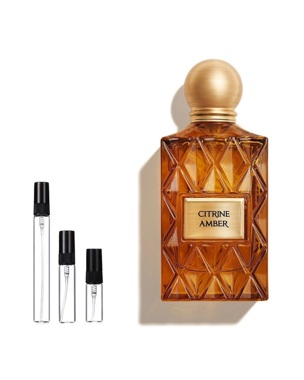 Ibraheem Al Qurashi Amber sample – decant in glazen sprayflesje (2, 5 of 10 ml)