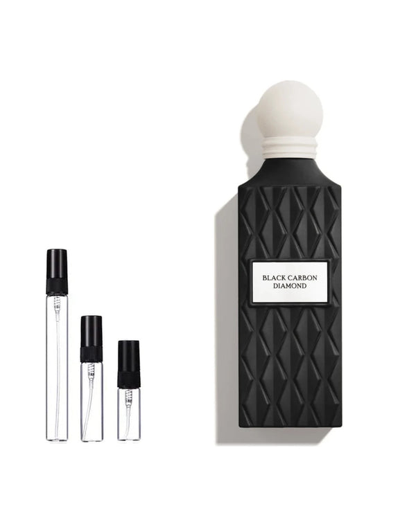 Ibraheem Al Qurashi Carbon Diamond sample – decant in glazen sprayflesje (2, 5 of 10 ml)