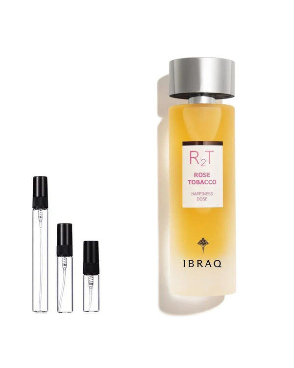 Ibraheem Al Qurashi Dose - Rose Tobacco sample – decant in glazen sprayflesje (2, 5 of 10 ml)