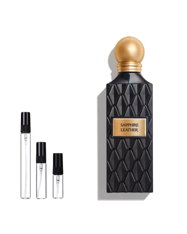 Ibraheem Al Qurashi Leather sample – decant in glazen sprayflesje (2, 5 of 10 ml)