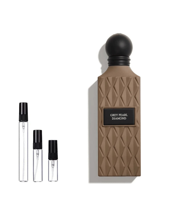 Ibraheem Al Qurashi Pearl Diamond sample – decant in glazen sprayflesje (2, 5 of 10 ml)