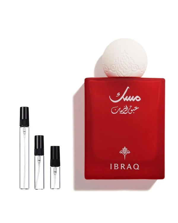Ibraheem Al Qurashi Pomegranate Musk sample – decant in glazen sprayflesje (2, 5 of 10 ml)