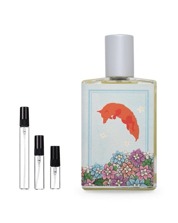 Imaginary Authors Fox In The Flowerbed sample – decant in glazen sprayflesje (2, 5 of 10 ml)