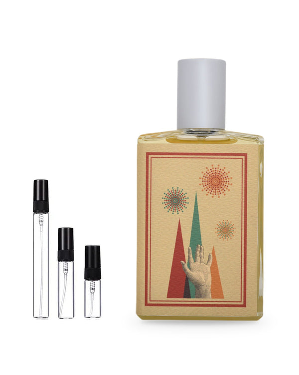 Imaginary Authors Slow Explosions sample – decant in glazen sprayflesje (2, 5 of 10 ml)