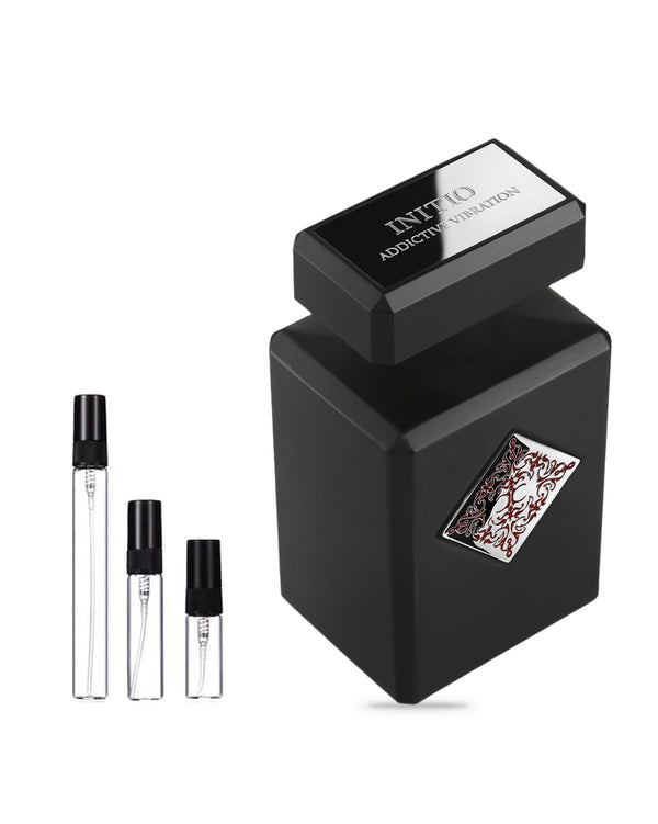 Initio Addictive Vibration sample – decant in glazen sprayflesje (2, 5 of 10 ml)