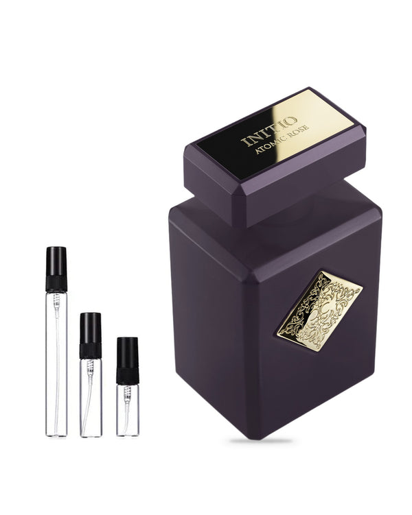 Initio Parfums Privés Atomic Rose sample – decant in glazen sprayflesje (2, 5 of 10 ml)