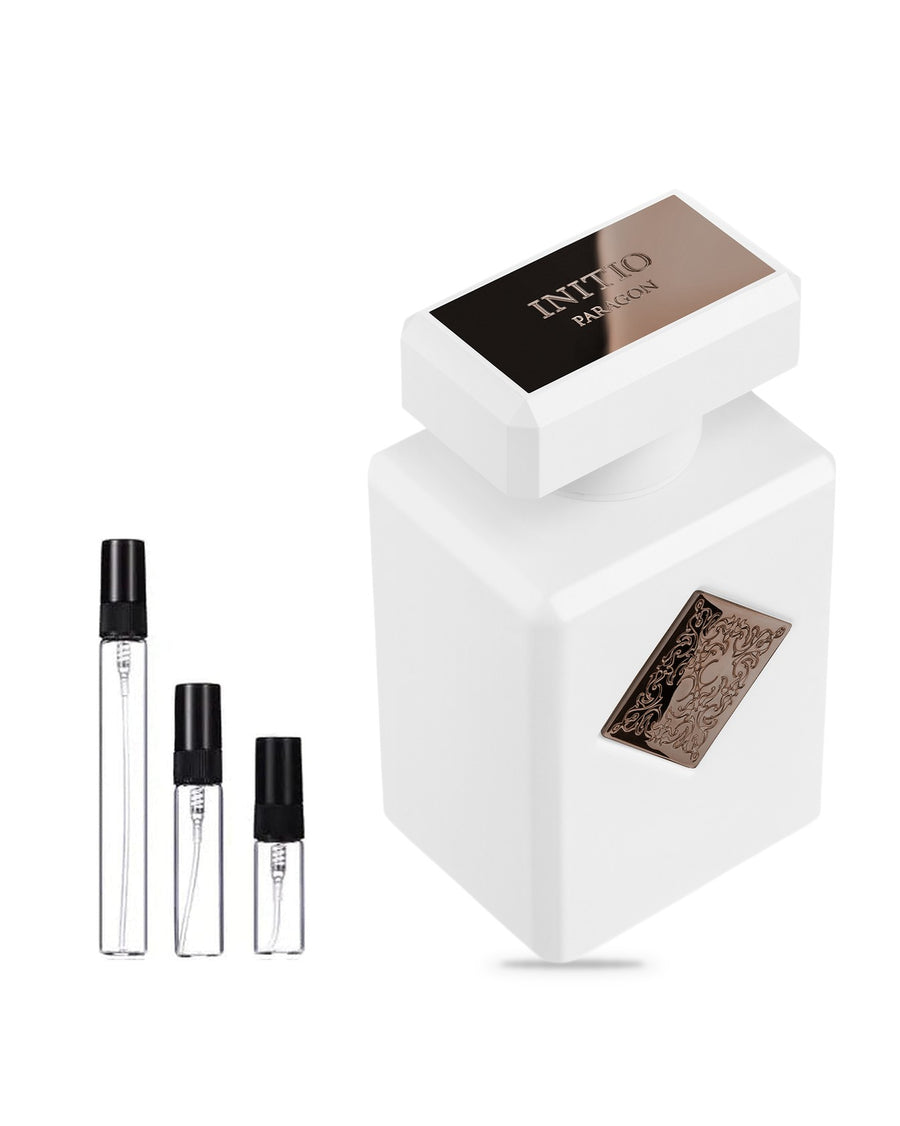 Initio Parfums Privés Paragon sample – decant in glazen sprayflesje (2, 5 of 10 ml)