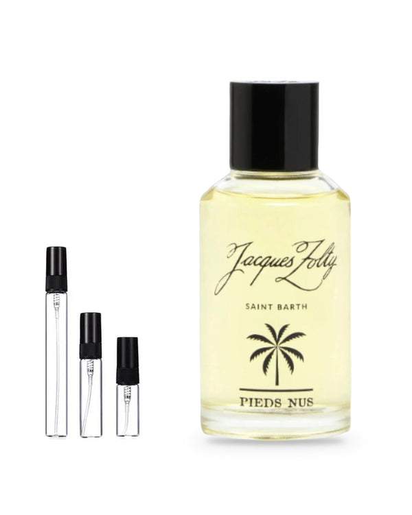 Jacques Zolty Pieds Nus sample – decant in glazen sprayflesje (2, 5 of 10 ml)