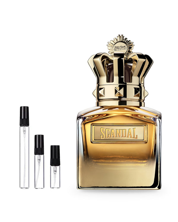 Jean Paul Gaultier Scandal Pour Homme Absolu sample – decant in glazen sprayflesje (2, 5 of 10 ml)