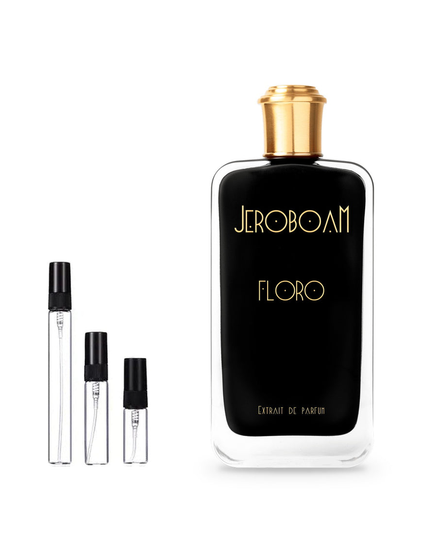 Jeroboam Floro sample – decant in glazen sprayflesje (2, 5 of 10 ml)