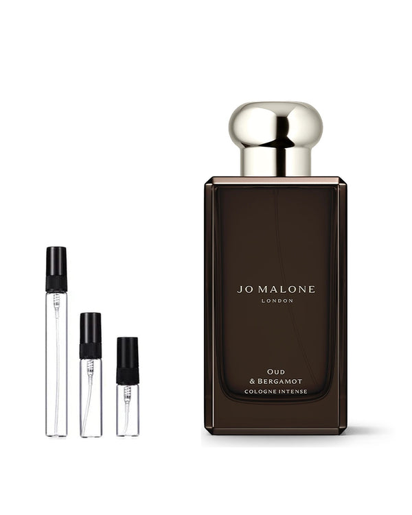 Jo Malone London Oud &amp; Bergamot Cologne Intense Sample – 2, 5 of 10 ml decant in glazen sprayflesje