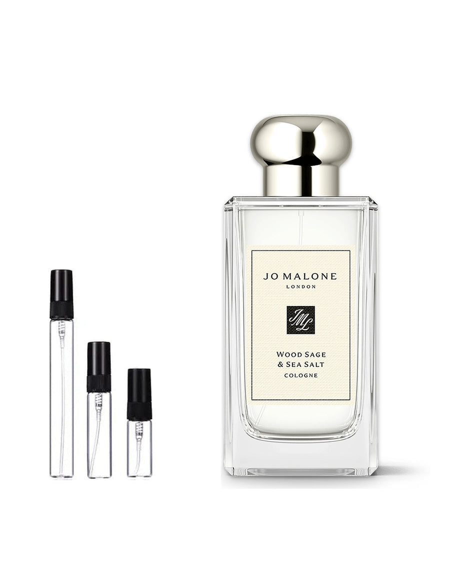 Jo Malone London Wood Sage & Sea Salt sample – decant in glazen sprayflesje (2, 5 of 10 ml)