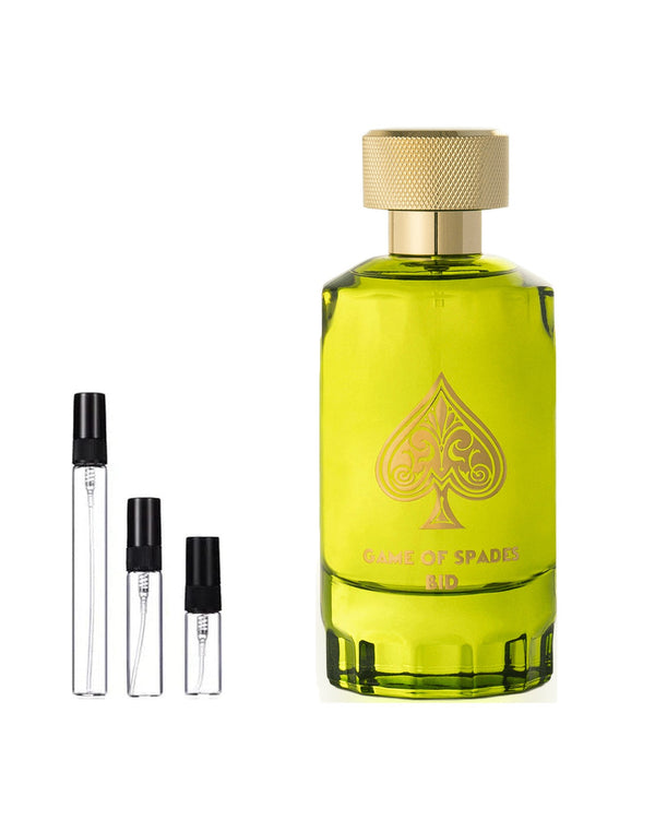 Jo Milano Paris Game of Spades Bid Extrait sample – decant in glazen sprayflesje (2, 5 of 10 ml)