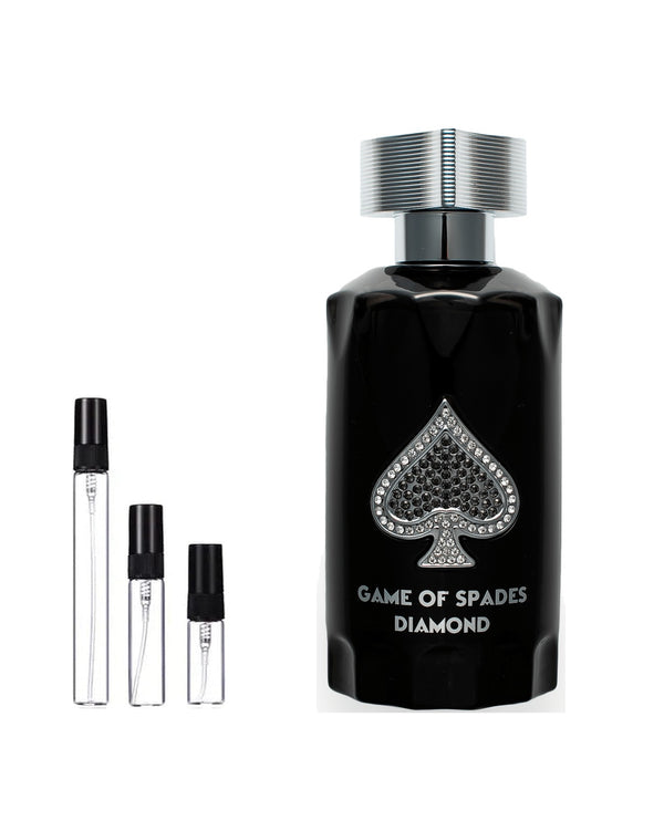 Jo Milano Paris Game of Spades Diamond Extrait sample – decant in glazen sprayflesje (2, 5 of 10 ml)