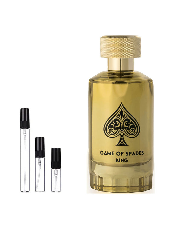Jo Milano Paris Game of Spades King Extrait sample – decant in glazen sprayflesje (2, 5 of 10 ml)