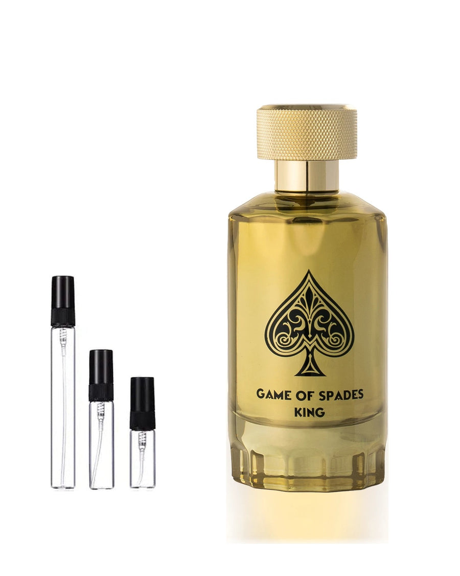Jo Milano Paris Game of Spades King sample – decant in glazen sprayflesje (2, 5 of 10 ml)