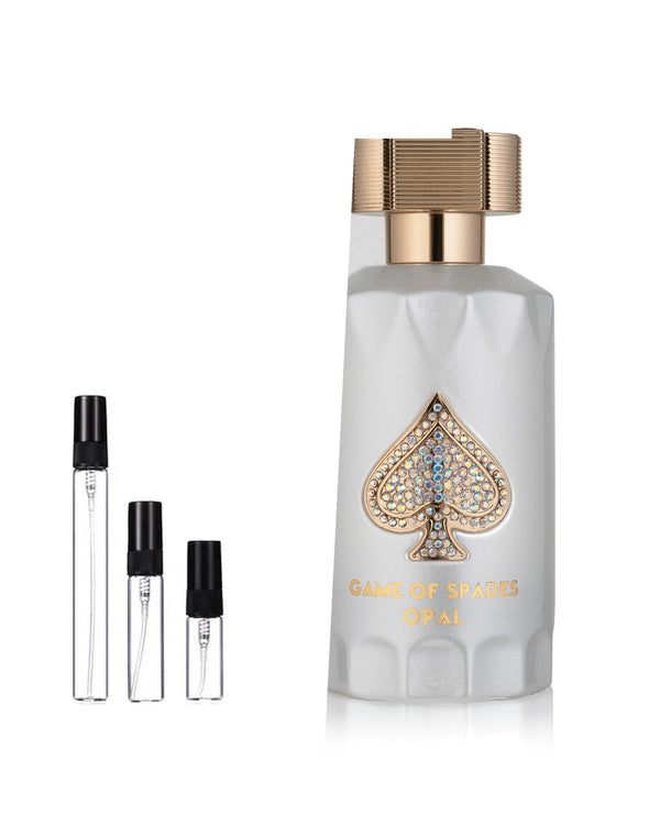 Jo Milano Paris Game of Spades Opal Extrait sample – decant in glazen sprayflesje (2, 5 of 10 ml)