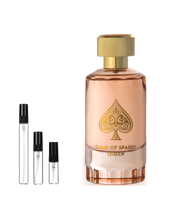 Jo Milano Paris Game of Spades Queen Extrait sample – decant in glazen sprayflesje (2, 5 of 10 ml)