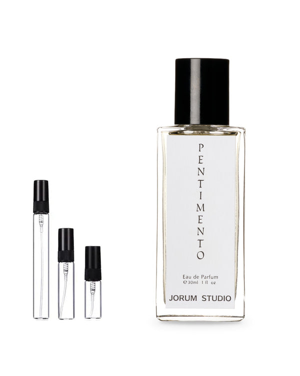 Jorum Studio Pentimento sample – decant in glazen sprayflesje (2, 5 of 10 ml)