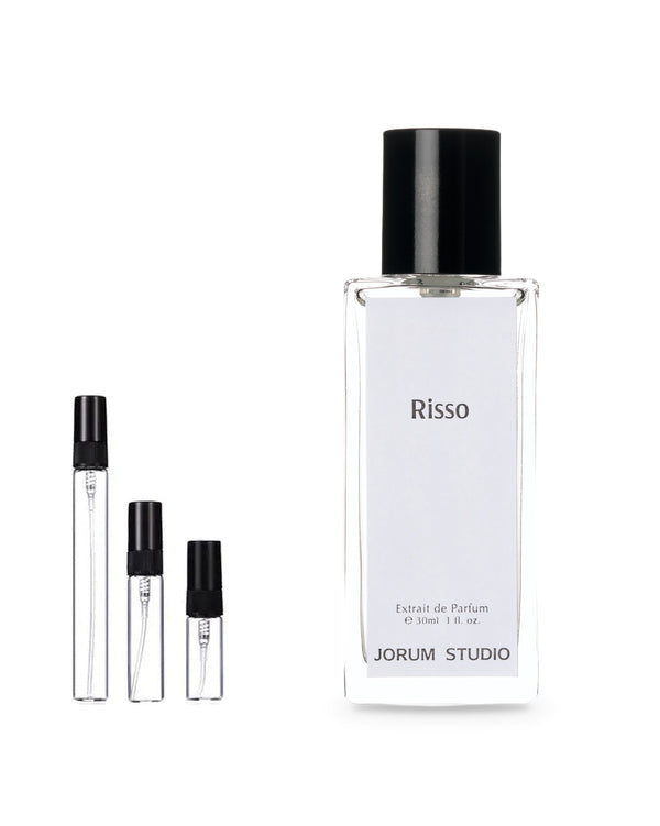 Jorum Studio Risso sample – decant in glazen sprayflesje (2, 5 of 10 ml)