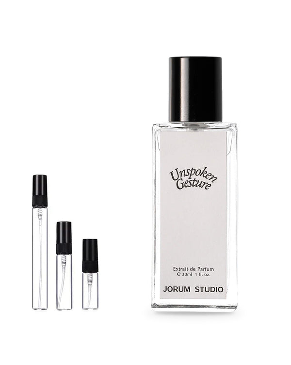 Jorum Studio Unspoken Gesture sample – decant in glazen sprayflesje (2, 5 of 10 ml)