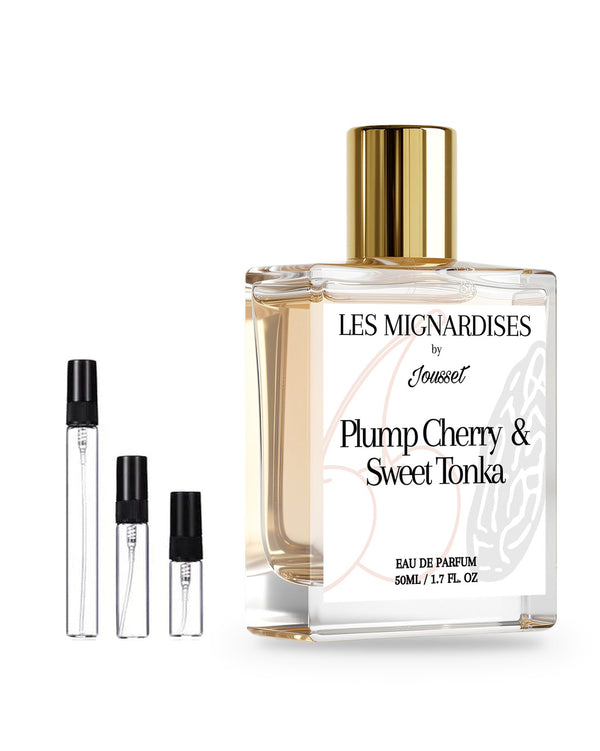 Jousset Parfums Plump Cherry & Sweet Tonka sample – decant in glazen sprayflesje (2, 5 of 10 ml)