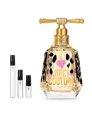 Juicy Couture I Love Juicy Couture sample – decant in glazen sprayflesje (2, 5 of 10 ml)