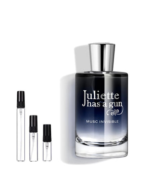 Juliette Has a Gun Musc Invisible sample – decant in glazen sprayflesje (2, 5 of 10 ml)