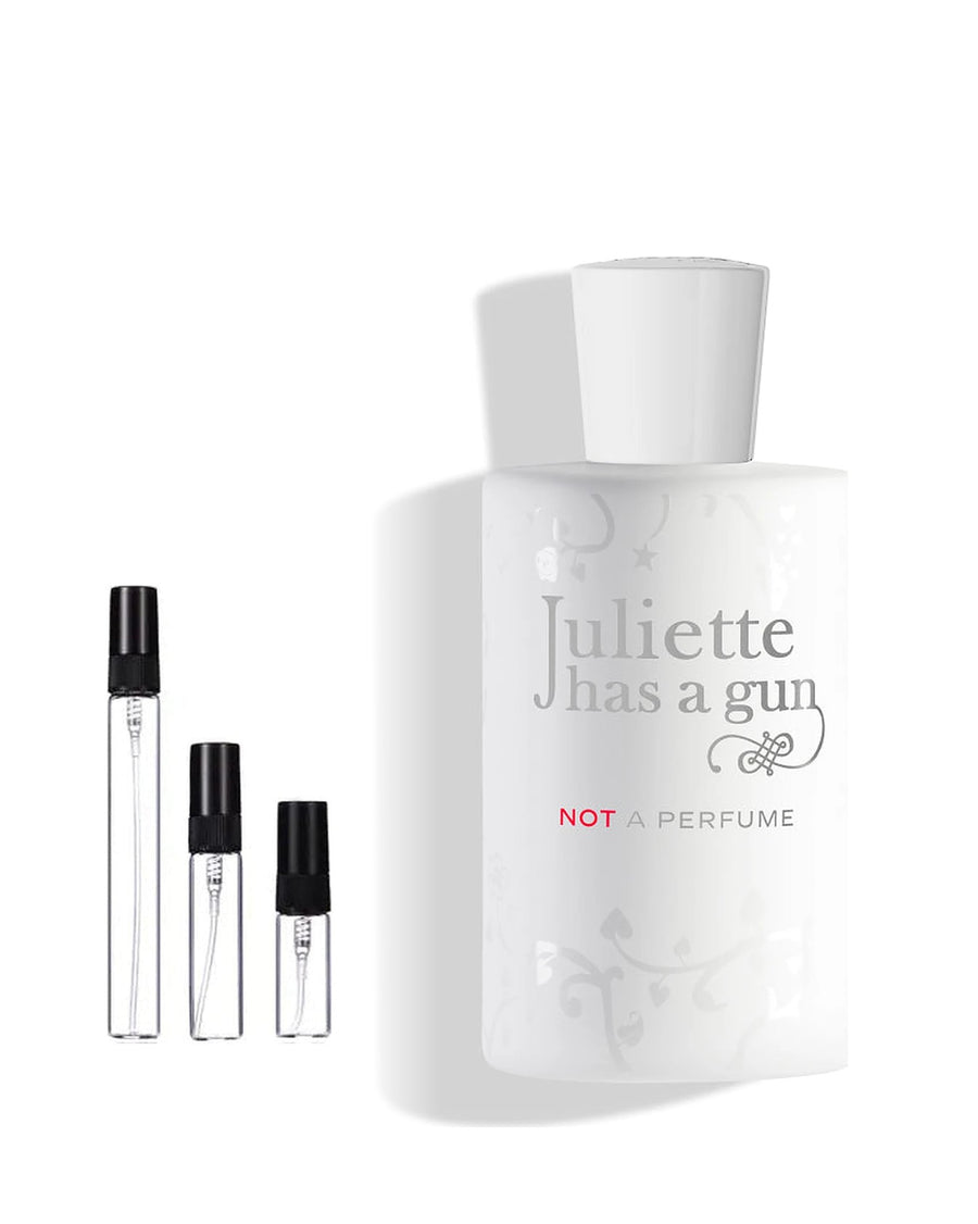 Juliette Has a Gun Not a Perfume sample – decant in glazen sprayflesje (2, 5 of 10 ml)