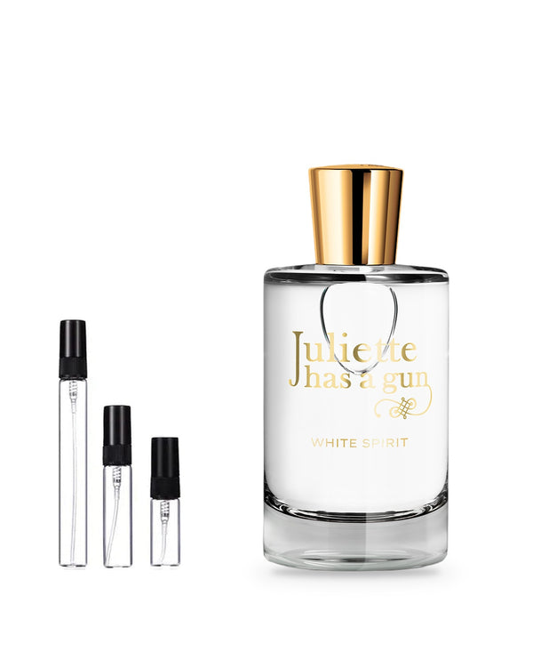 Juliette Has a Gun White Spirit sample – decant in glazen sprayflesje (2, 5 of 10 ml)
