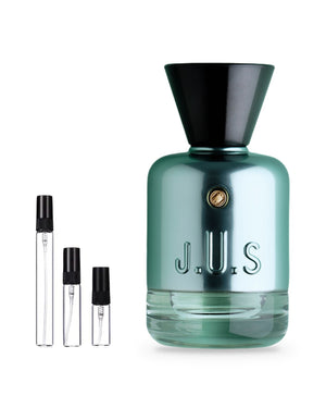 J.u.s Icyfizz sample – decant in glazen sprayflesje (2, 5 of 10 ml)