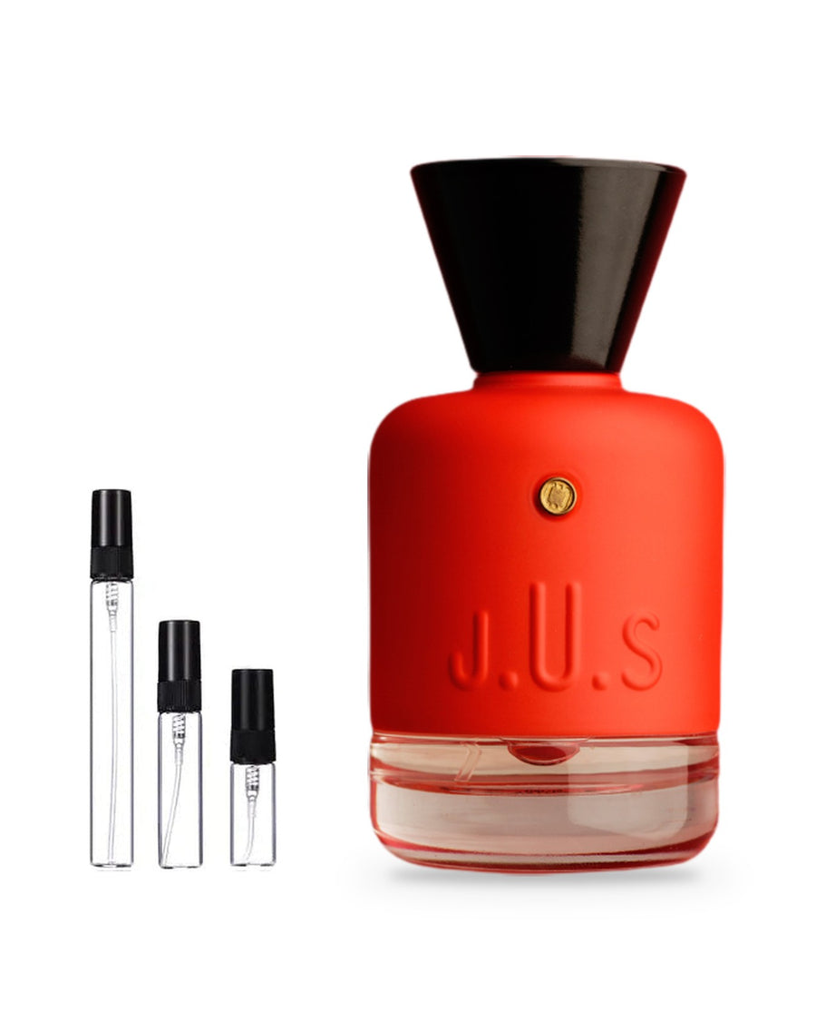 J.u.s Noiressence sample – decant in glazen sprayflesje (2, 5 of 10 ml)