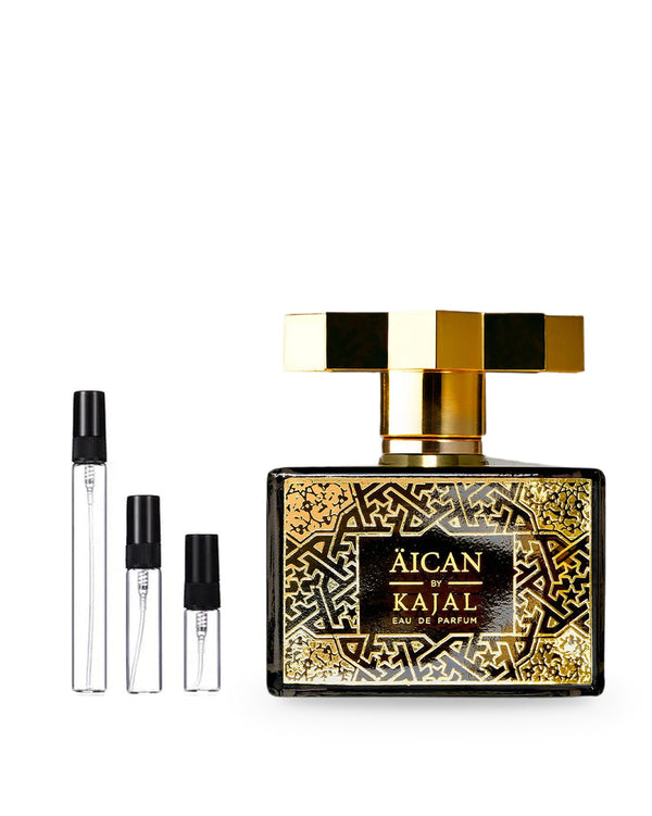 Kajal Aican sample – decant in glazen sprayflesje (2, 5 of 10 ml)