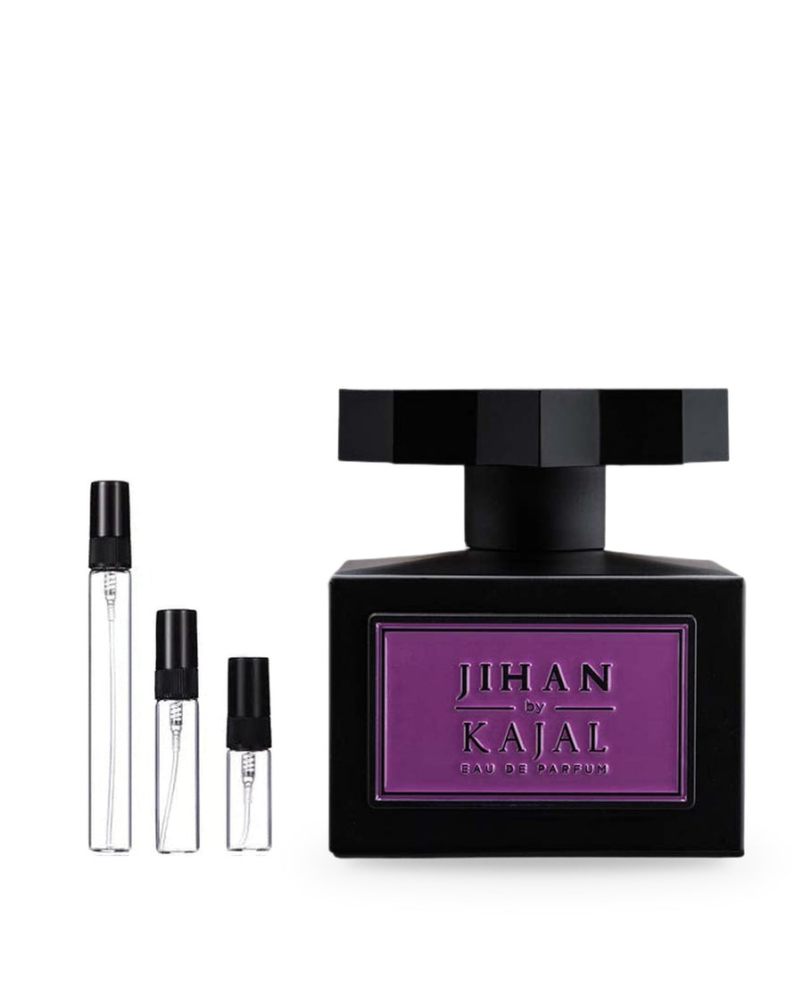 Kajal Jihan sample – decant in glazen sprayflesje (2, 5 of 10 ml)
