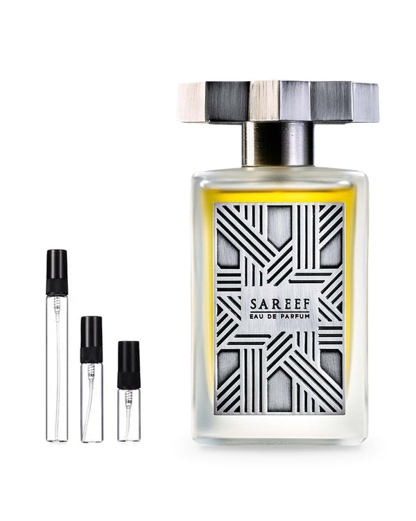 Kajal Sareef sample – decant in glazen sprayflesje (2, 5 of 10 ml)