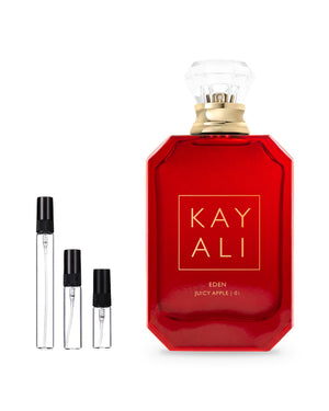Kayali Eden Juicy Apple 01 sample – decant in glazen sprayflesje (2, 5 of 10 ml)