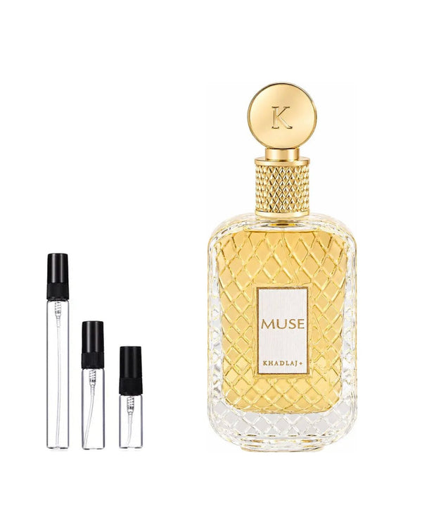 Khadlaj Muse sample – decant in glazen sprayflesje (2, 5 of 10 ml)