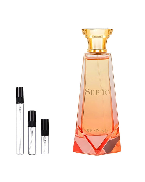 Khadlaj Sueño sample – decant in glazen sprayflesje (2, 5 of 10 ml)