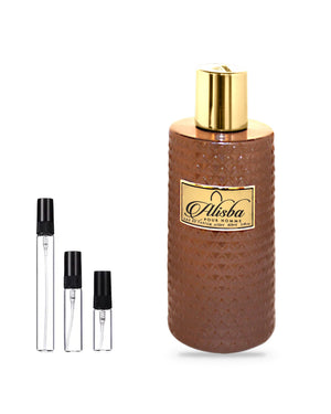 Khalis Alisba sample – decant in glazen sprayflesje (2, 5 of 10 ml)