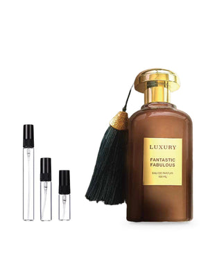 Khalis Fantastic & Fabulous sample – decant in glazen sprayflesje (2, 5 of 10 ml)