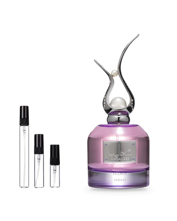 Lattafa Andaleeb Flora sample – decant in glazen sprayflesje (2, 5 of 10 ml)