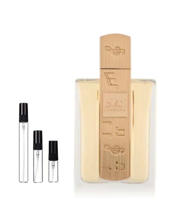 Lattafa Angham sample – decant in glazen sprayflesje (2, 5 of 10 ml)