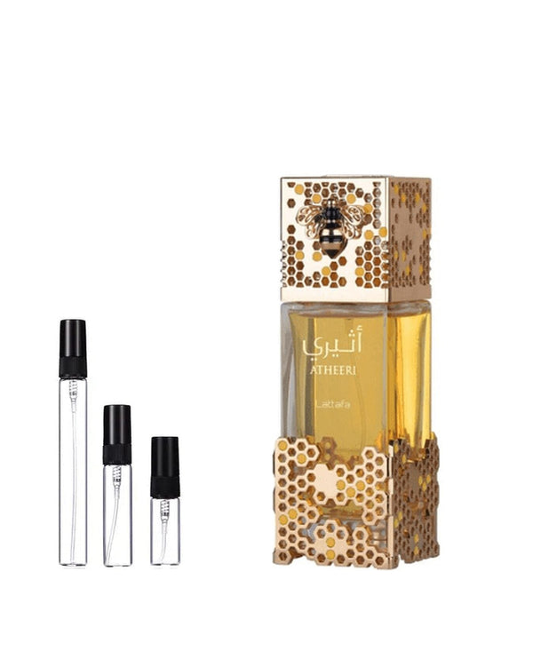 Lattafa Atheeri sample – decant in glazen sprayflesje (2, 5 of 10 ml)